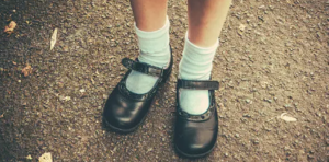 girls school shoes with waterproofing